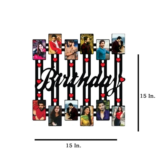Birthday - MDF Wall Collage Frame