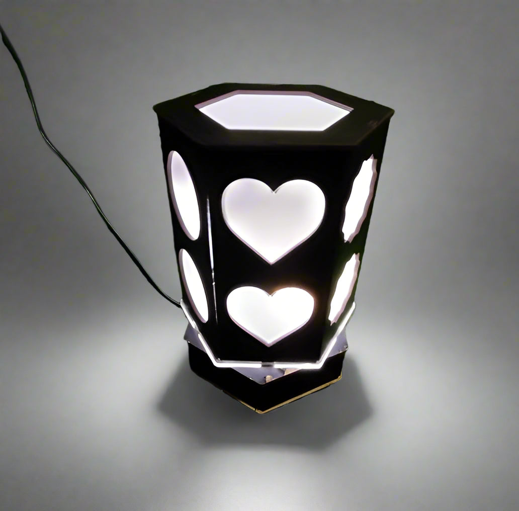 Multi-Shape Hexagon Rotating Lamp