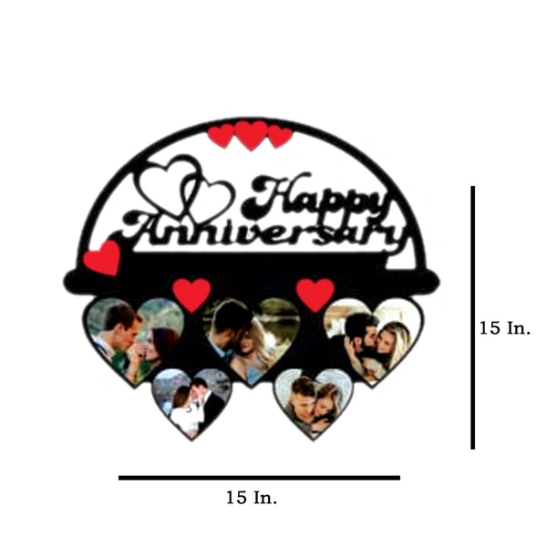 Happy Anniversary - MDF Wall Collage Frame