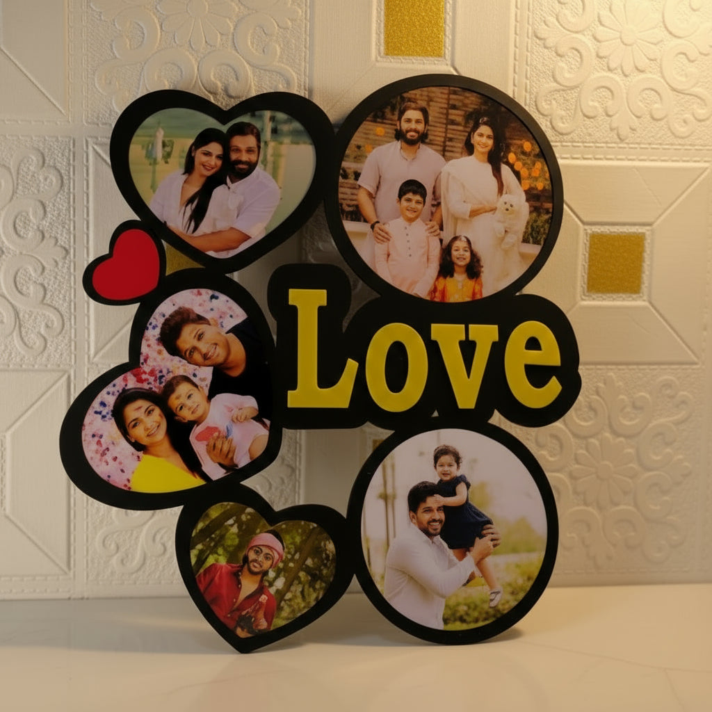 Love - MDF Wall Collage Frame