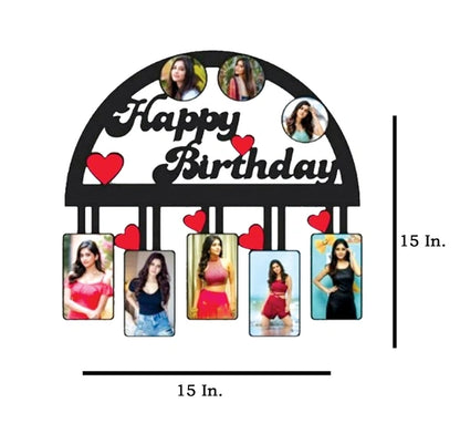 Happy Birthday - MDF Wall Collage Frame