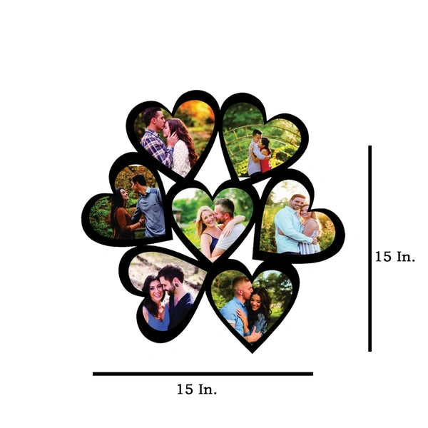 Hearts - MDF Wall Collage Frame