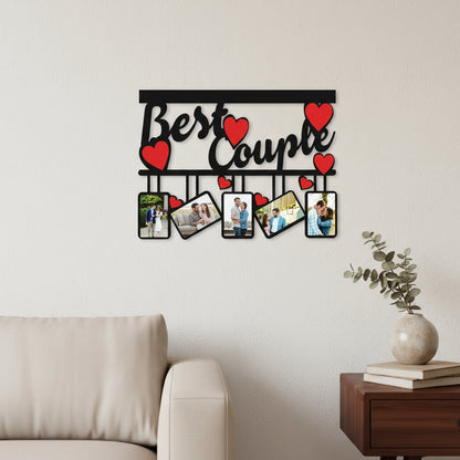 Best Couple - MDF Wall Collage Frame