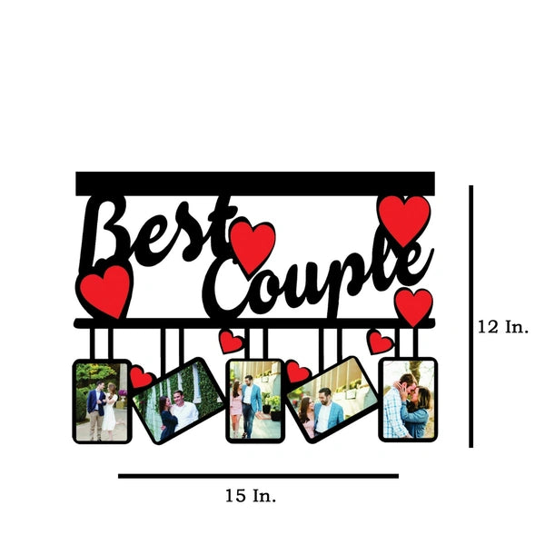 Best Couple - MDF Wall Collage Frame
