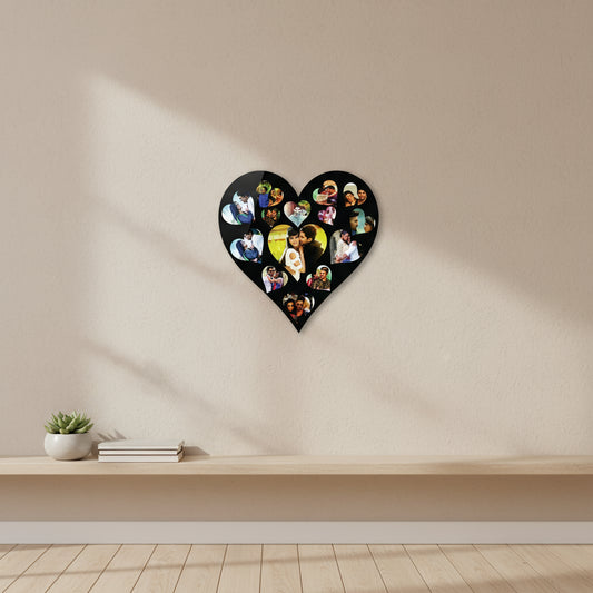 Hearts in Heart - MDF Wall Collage Frame
