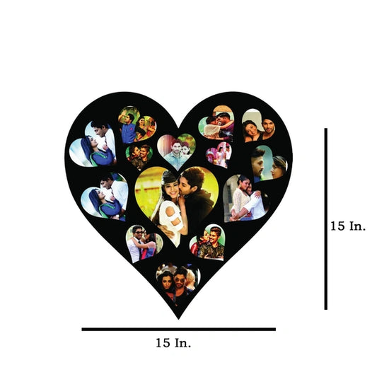 Hearts in Heart - MDF Wall Collage Frame