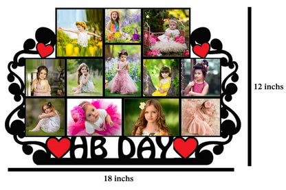 Happy Birthday - MDF Wall College Frame