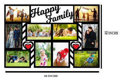 Happy Family - MDF Wall Collage Frame