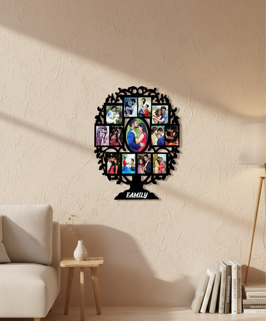 Family Tree - MDF Wall Collage Frame