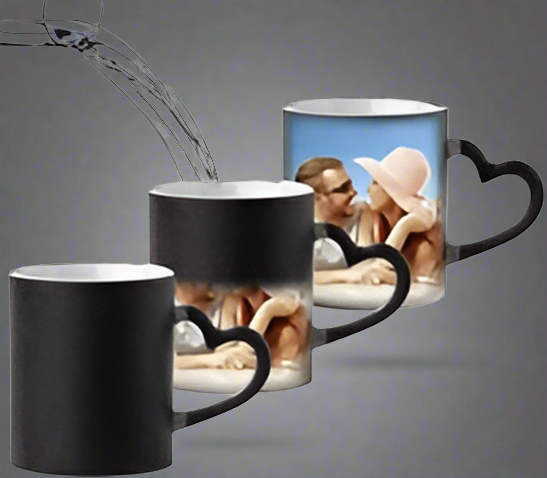 Magic Mug Sparkle - Heart Handle