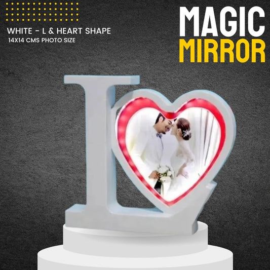 Love Heart Magic Mirror - White, Pink, Red