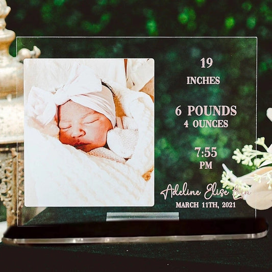 Baby Keepsake Acrylic - Single LED