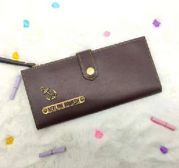 Ladies 2 Fold Button Wallets