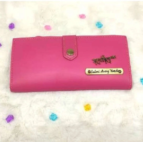 Ladies 2 Fold Button Wallets