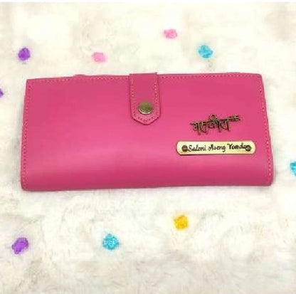 Ladies 2 Fold Button Wallets