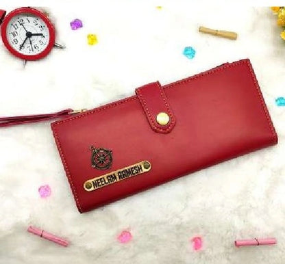 Ladies 2 Fold Button Wallets