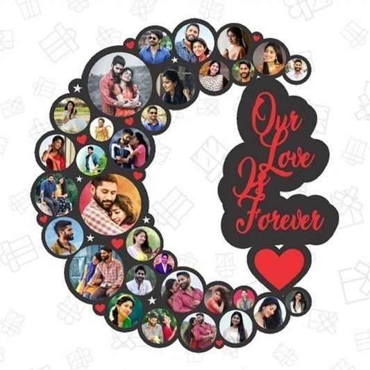 Moon MDF Wall Collage Frame