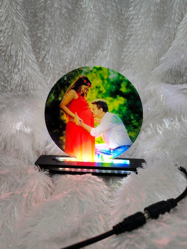Round / Circle - Sublimation Acrylic LED Table Frame