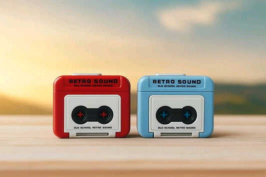 Vintage Voice Recorder Keychain