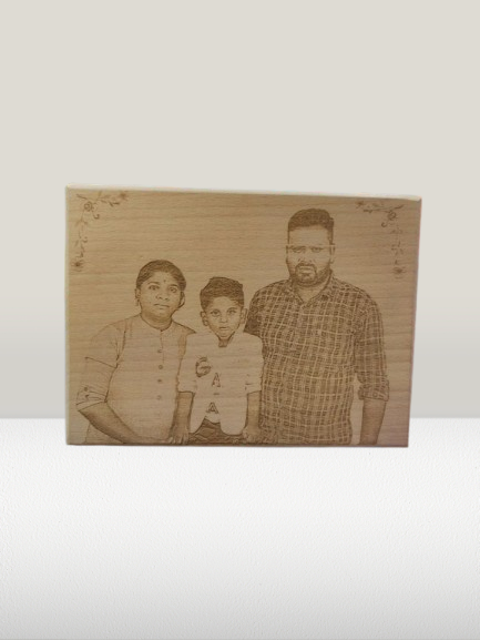 4x6" Inch - Engraved Wooden Plaque