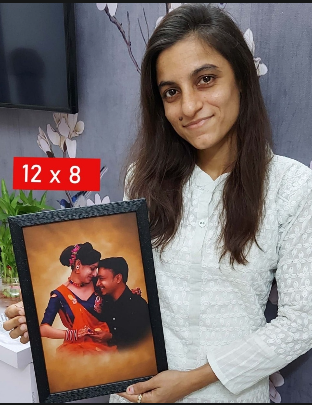 Digital Oil Painting - 8x12" Inch Size