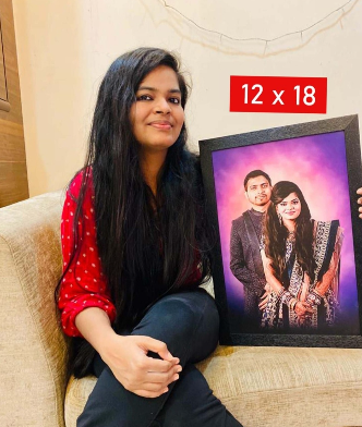 Digital Oil Painting - 12x18" Inch Size