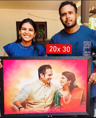 Digital Oil Painting - 20x30" Inch Size