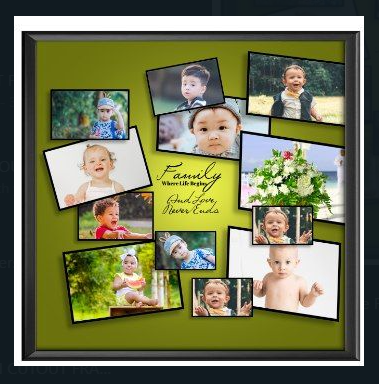 Photo Collage Frame - PCF 059