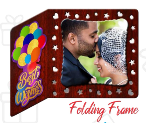 Tile Frame with Gold Effect