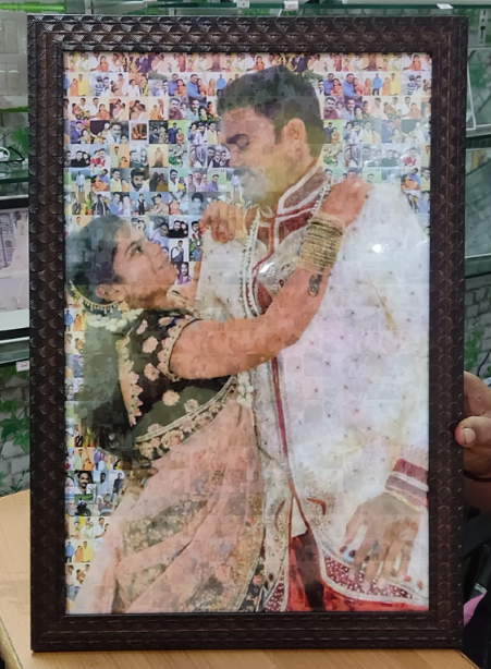 Mosaic Art Frame - 12x18" Inch Size