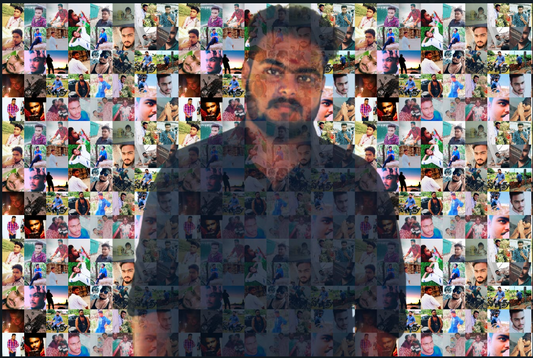 Mosaic Art Frame - 20x30" Inch Size